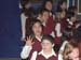 Dewson students sing O Canada at Ricoh Coliseum , Hockey Game . 005