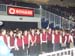 Dewson students sing O Canada at Ricoh Coliseum , Hockey Game . 010